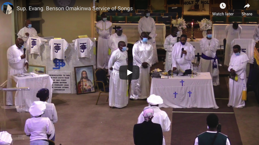 Sup. Evang. Benson Omakinwa Service of Songs  