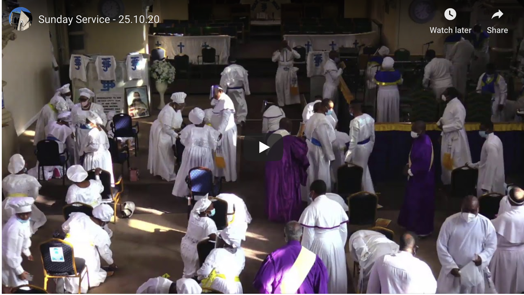 Sunday Service - 25.10.20