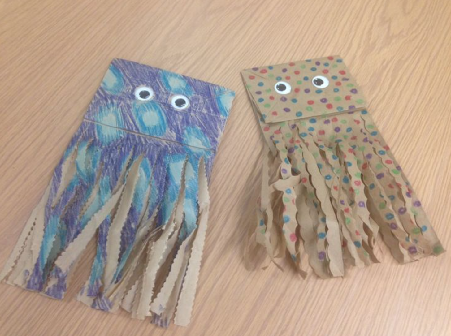 Paper Bag Jellyfish Craft!