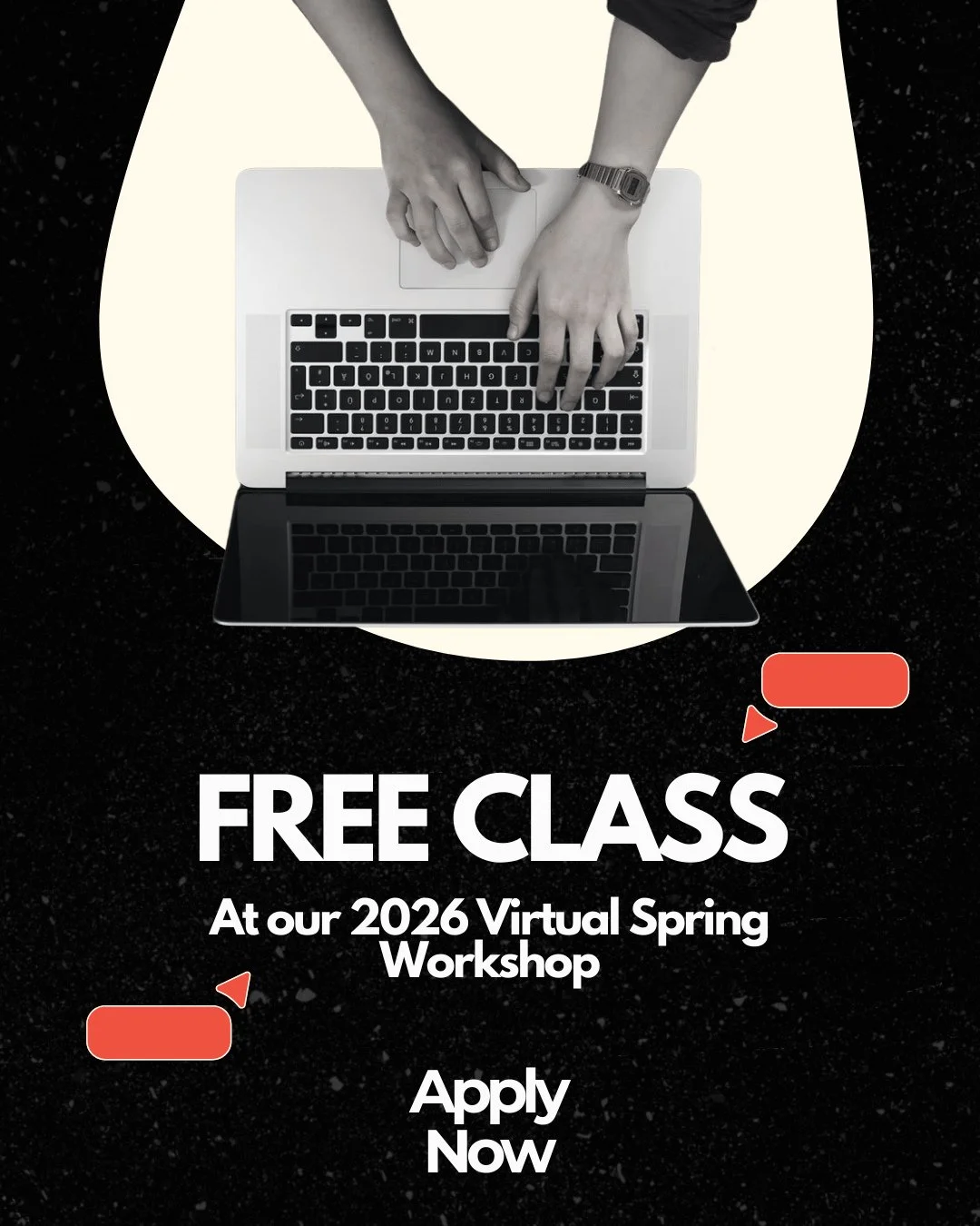 A little extra push, just in case you needed it 👀⁠
⁠
Anyone who applies to Futurescapes by Jan 31 will receive a FREE bonus class with their workshop registration (if accepted).⁠
⁠
Prices increase after Jan 31 &mdash; and applications are competitiv