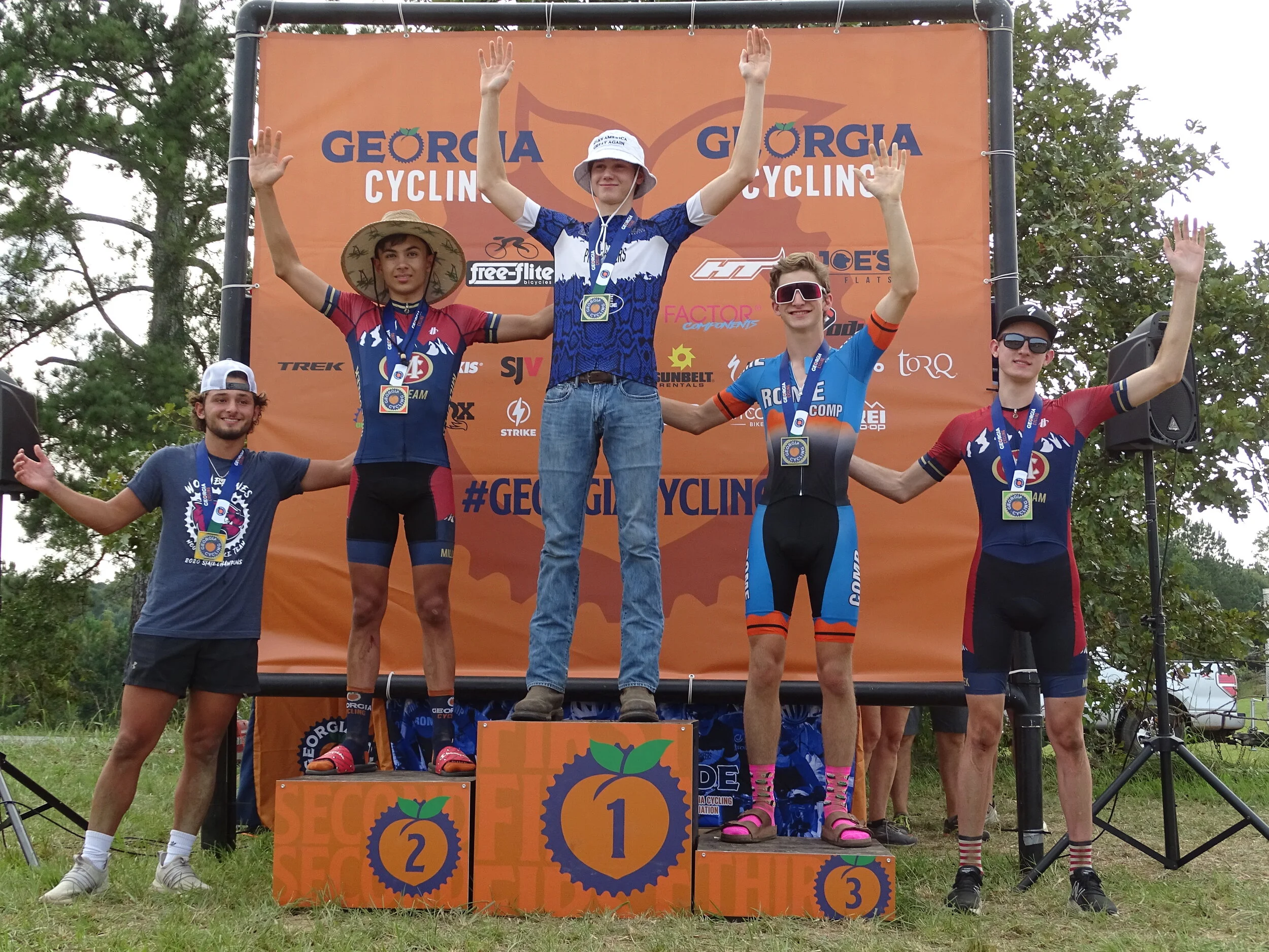 Podium Photos from 2021 Race 1