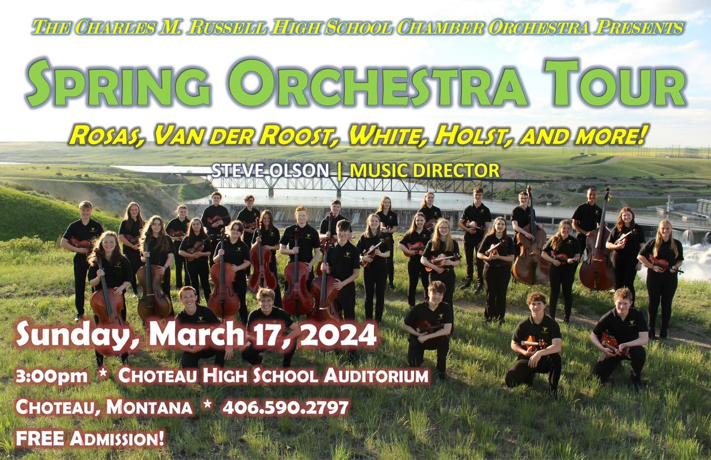 🍀🍀FREE CONCERT TODAY 🍀🍀
Spring Orchestra Tour
See you there!