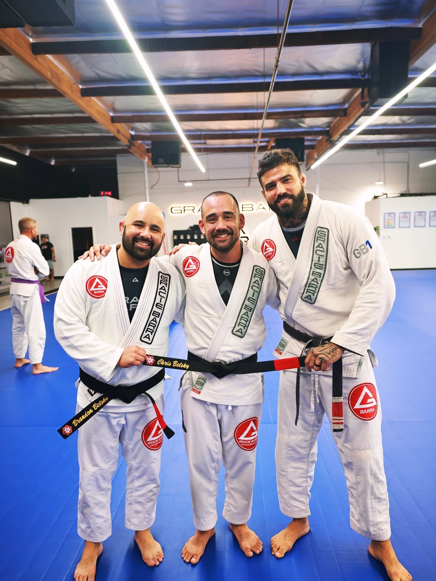 Congratulations to NOW Professor Chris on his well deserved Black Belt. Chris has been a stable to Gracie Barra Ventura.