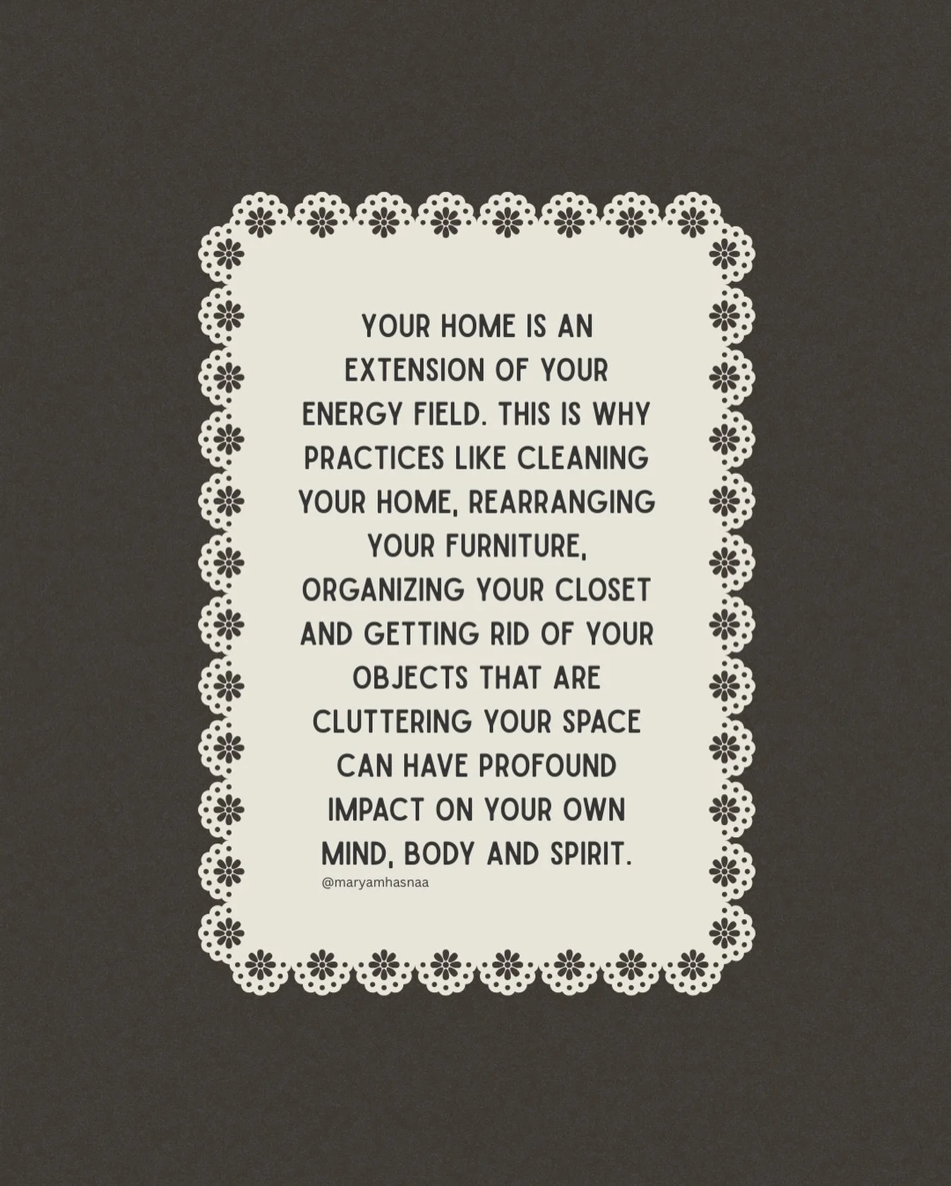 Your home isn&rsquo;t just where you live&hellip; it&rsquo;s where your energy lands. 

The colors you choose, the light you let in, the way a room flows &mdash; all of it shapes how you feel when you walk through the door. Calm spaces invite calm mi