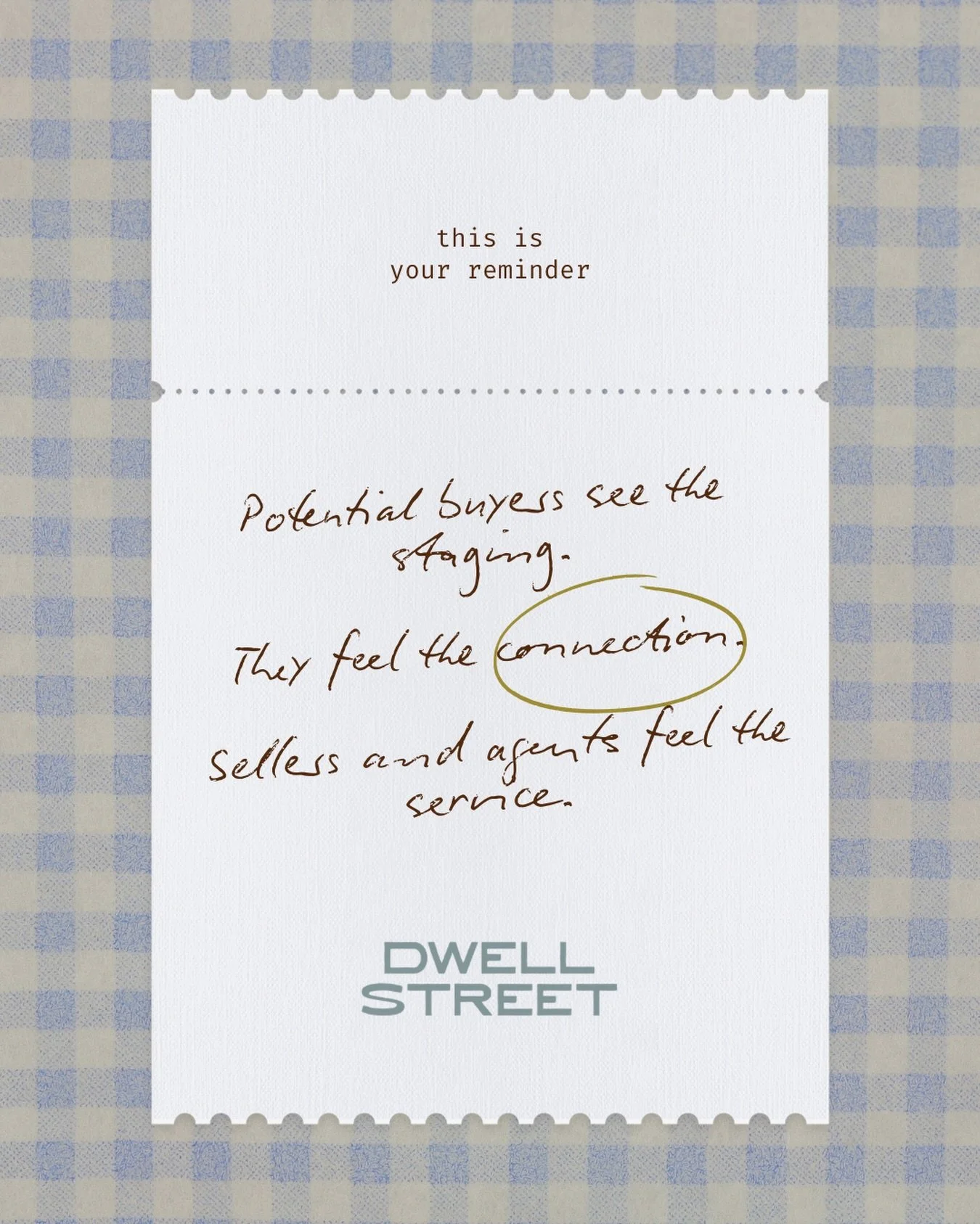 Staging is the art of first impressions.

Your home deserves a great first impression

Let&rsquo;s help you sell your house quicker! 

www.dwellhouse.com
Wednesday - Friday 11a-5p
626 SW 6th St