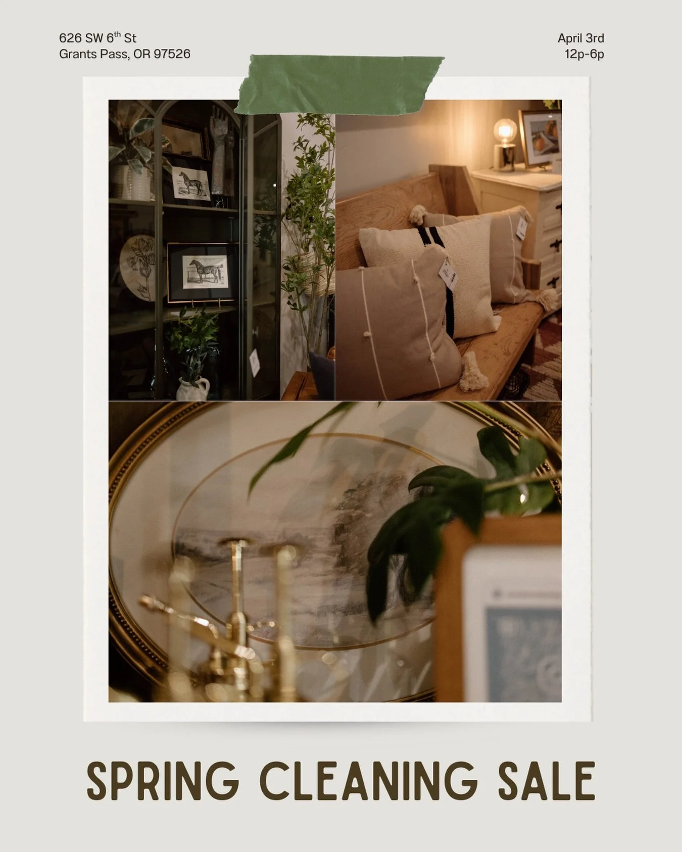 Spring cleaning&hellip; but make it fun !!

Join us at Dwell Street Market on April 3rd from 12&ndash;6pm for our Spring Cleaning Sale. 
We&rsquo;re clearing space for all the new goodness&mdash;which means you get first dibs on some seriously good d