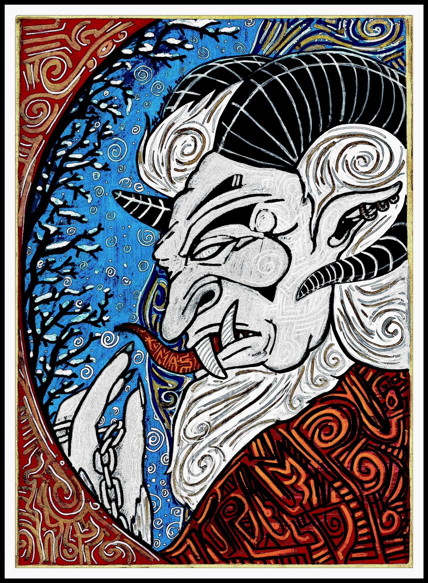 Krampus Sticker