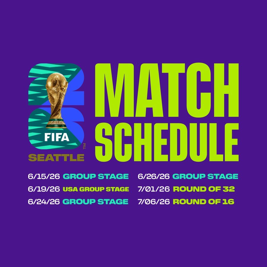World Cup Seattle 2026 Schedule Preview Image