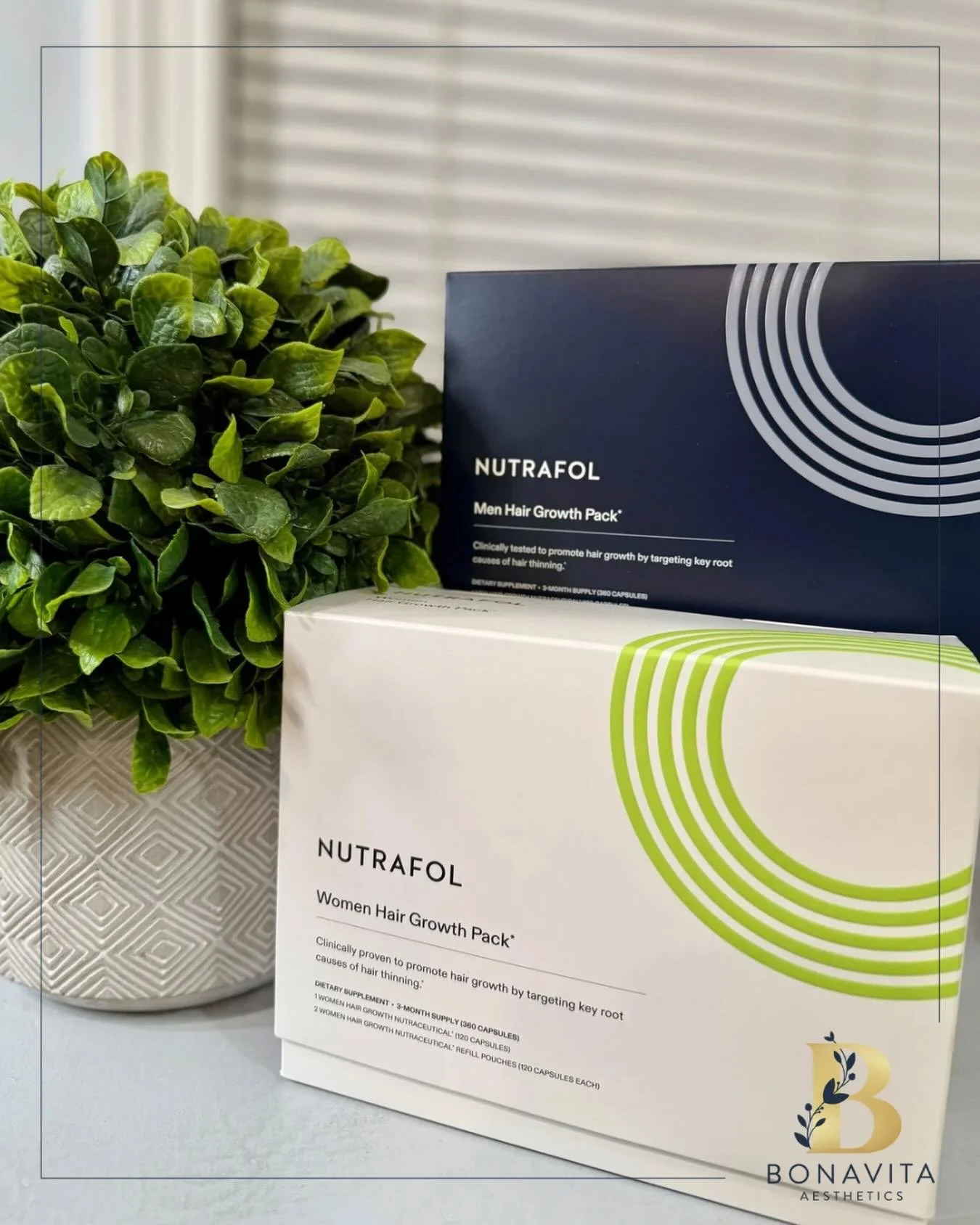 ✨ LIMITED TIME OFFER &mdash; Couples Hair Wellness Package. Stronger, fuller, healthier hair is better together!

For $350, our Couples Package includes: ✔️ Nutrafol supplements for two ✔️ Three month supply  ✔️ Savings when you commit together

Perf