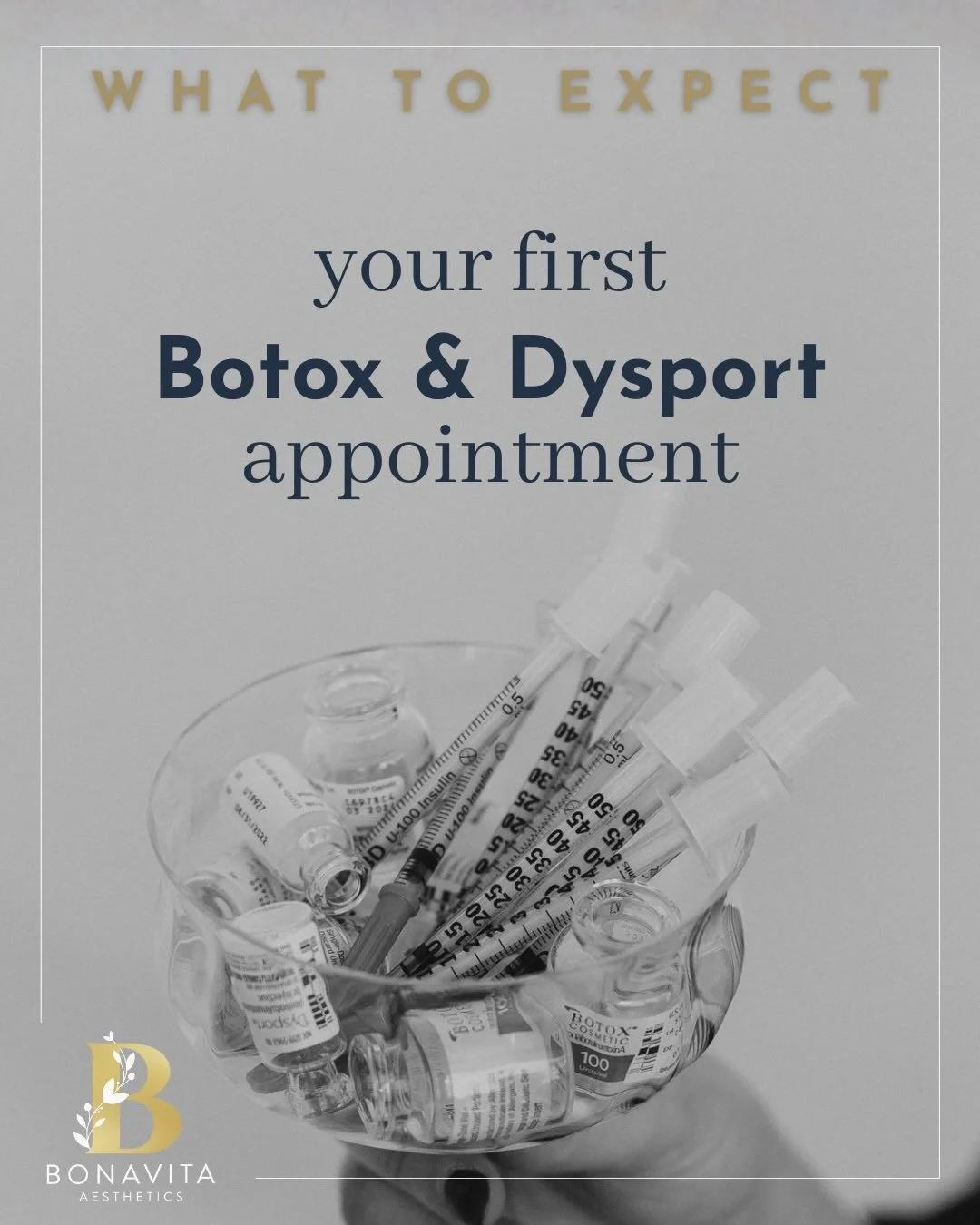 Refined, subtle, and completely tailored to you ✨

Your first Botox or Dysport appointment at BonaVita is designed to feel seamless, informative, and personalized from the moment you book 🤍

We begin with an in-depth consultation&mdash;understanding