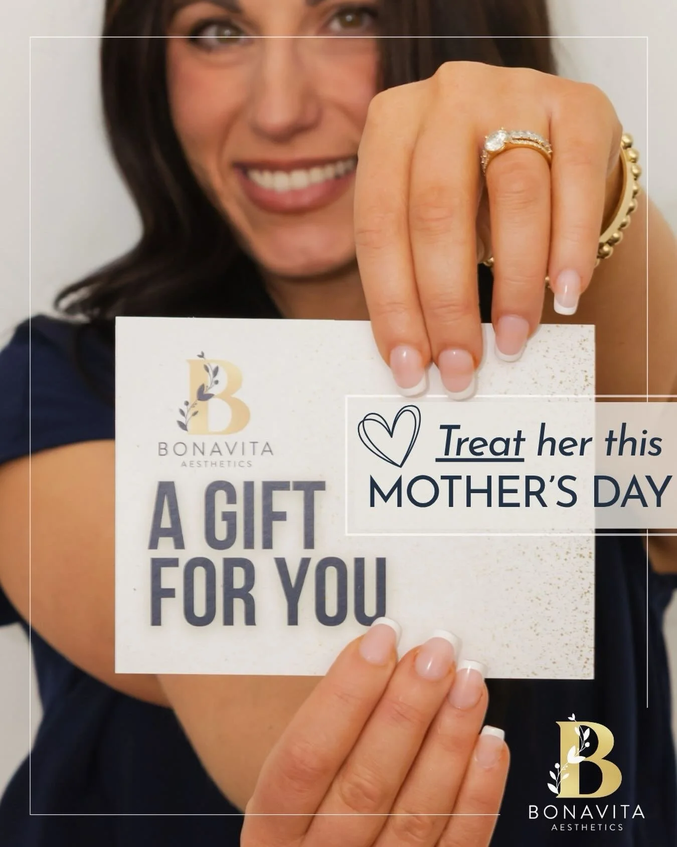 Give your Mom what she really wants this Mother&rsquo;s Day&hellip; a little time for herself! ✨

BonaVita Gift Cards are the perfect way to treat Mom to relaxation, glowing skin, and well-deserved self care!

💐 ONLINE Gift Card Promotion 10% OFF
Ma
