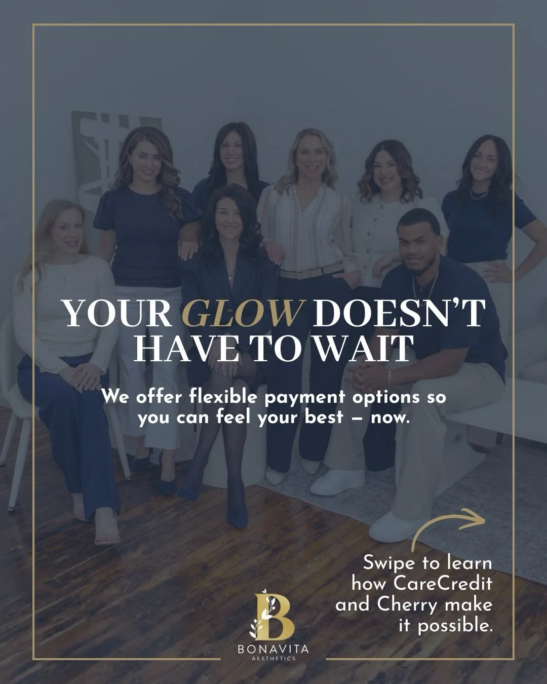 Invest in your confidence now, pay over time 💫

At BonaVita Aesthetics, we believe self-care should be accessible, which is why we proudly offer financing through CareCredit &amp; Cherry Financing 🤍

Whether you&rsquo;re starting your skincare jour