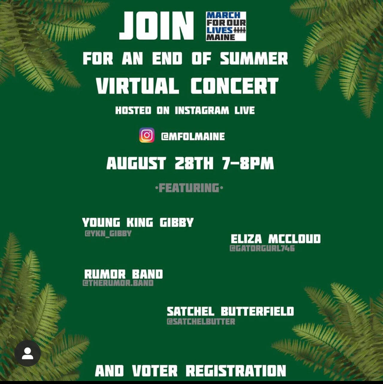 March For Our Lives Maine, 2020