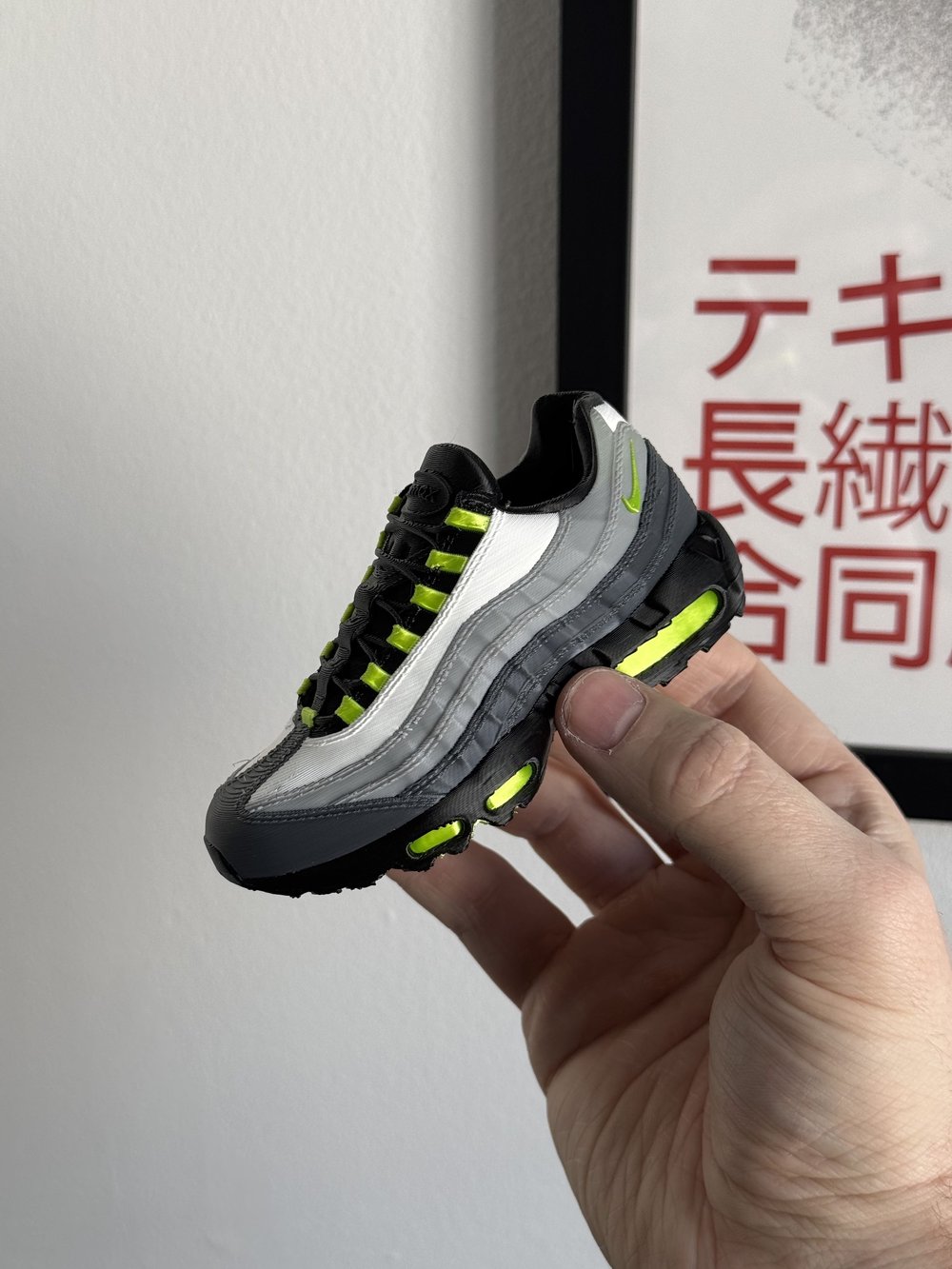 3D Printed Mini Air Max 95 Mita Prototype — Sneaker Planters