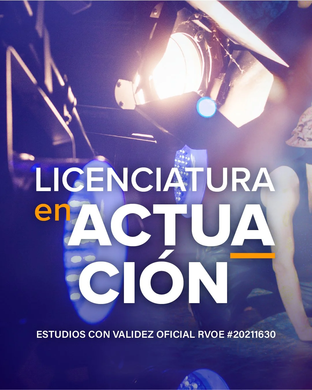 🎬 &iexcl;Transforma tu pasi&oacute;n en profesi&oacute;n!⁠
La convocatoria para la Licenciatura en Actuaci&oacute;n ya est&aacute; abierta.⁠
⁠
👉INICIO: ENERO 2026 ⁠
⁠
Inscr&iacute;bete al proceso de selecci&oacute;n y s&eacute; parte de la comunida