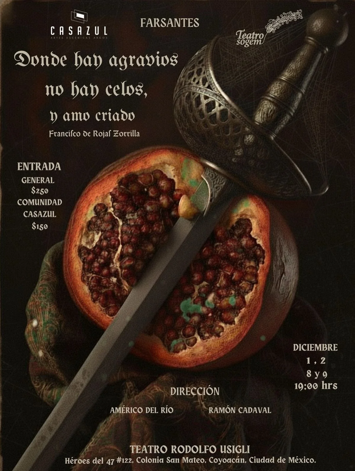 &iexcl;Gran estreno se aproxima!
El colectivo @farsantes.farsantes forma parte de la puesta en escena Donde hay agravios no hay celos y Amo criado, dirigida por nuestros docentes Am&eacute;rico del R&iacute;o y Ram&oacute;n Cadaval. Una propuesta tea