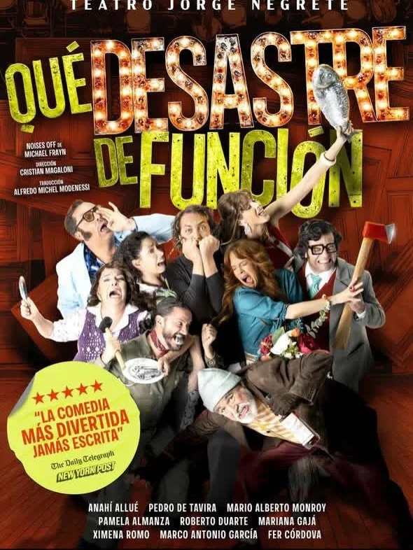 &iexcl;&Uacute;ltimas funciones de Qu&eacute; desastre de funci&oacute;n! 🎟️
 No te pierdas esta hilarante comedia en el Teatro Jorge Negrete (CDMX) con funciones Viernes 26 de diciembre 20:00 h, S&aacute;bado 27 de diciembre 17:00 y 20:30 h y Domin