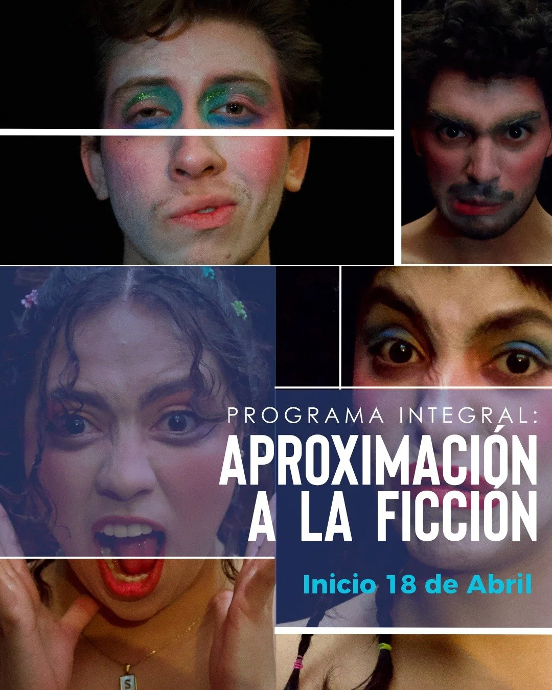 &iquest;Ya diste tus primeros pasos en actuaci&oacute;n... y quieres ir m&aacute;s lejos?
Programa integral: Aproximaci&oacute;n a la Ficci&oacute;n
 🗓️ 18 de abril al 1o de agosto de 2026
 📍 Modalidad h&iacute;brida
Dirigido a egresados y estudian