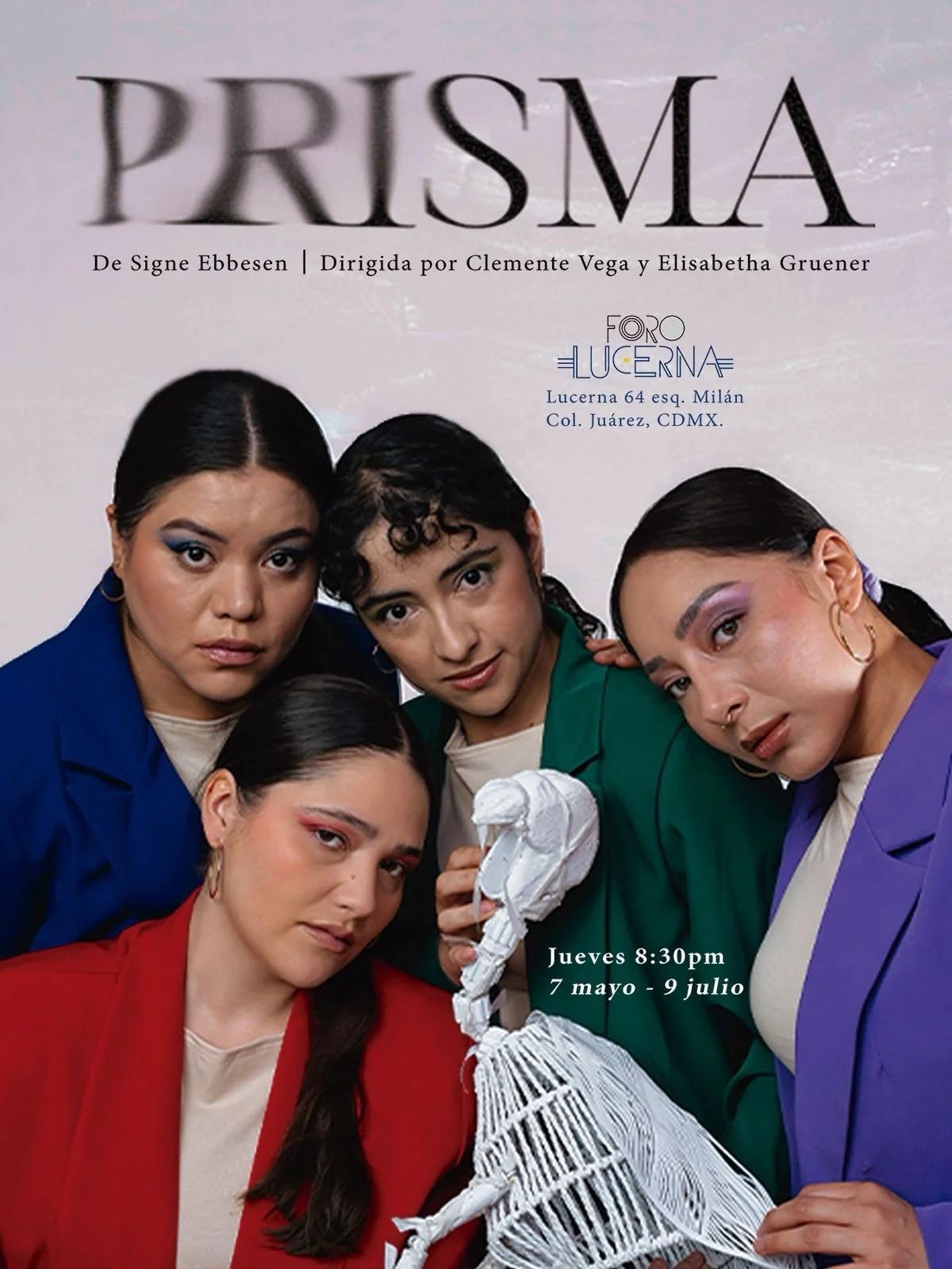 Nos llena de orgullo ver a nuestras egresadas seguir construyendo su camino en los escenarios.
Felicitamos a Fabiola Villalpando y Analuc&iacute;a Santib&aacute;&ntilde;ez, quienes forman parte del elenco de Prisma, una obra de Signe Ebbesen dirigida