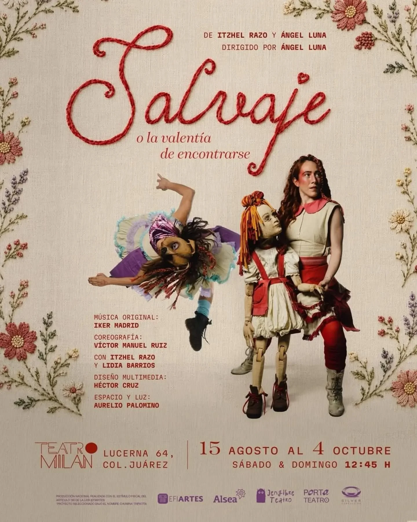 Nuestro egresado Angel Luna dirige Salvaje o la valent&iacute;a de encontrarse.
Una propuesta que nos invita a encontrarnos con el trabajo de quienes, desde nuestra comunidad, contin&uacute;an explorando nuevas formas de crear y contar historias.
📅 