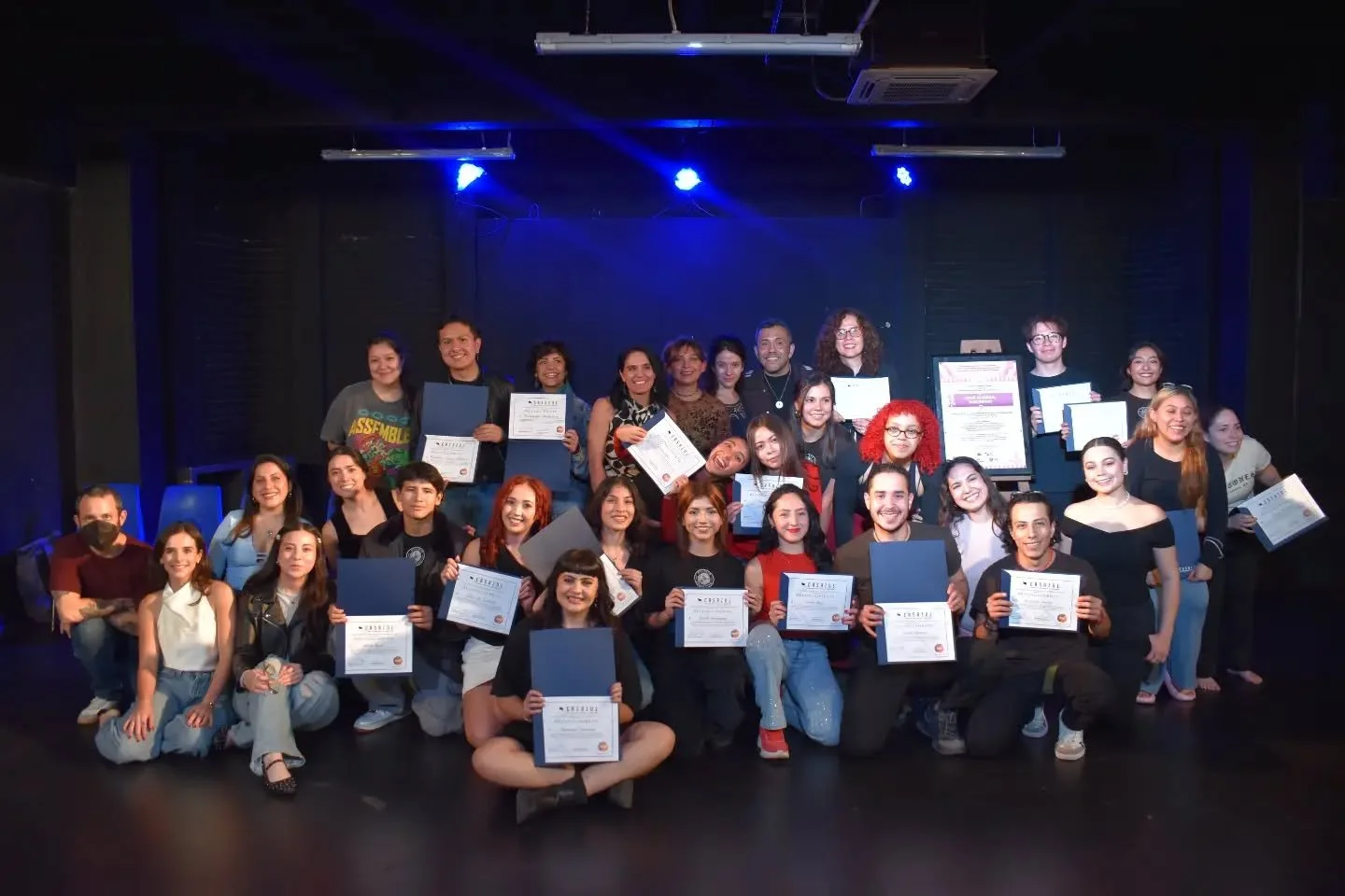 El pasado 24 de septiembre develamos la placa que reconoce a Delirio Colectivo, ganador de la Categor&iacute;a C2 del 33&ordm; FITU con &iquest;Qu&eacute; sue&ntilde;as, Macbeth? dirigido por nuestra docente Guadalupe Dami&aacute;n.

El encuentro tam
