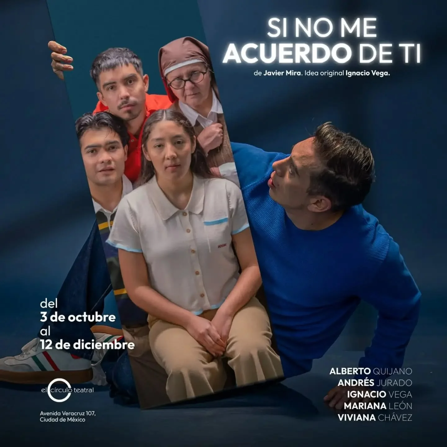 Nuestros egresados Alberto Quijano y Andr&eacute;s Jurado forman parte de Si no me acuerdo de ti, una puesta en escena que contin&uacute;a en temporada en El C&iacute;rculo Teatral.
📍 El C&iacute;rculo Teatral
🕗 S&aacute;bados 8:00 PM
📅 Temporada 