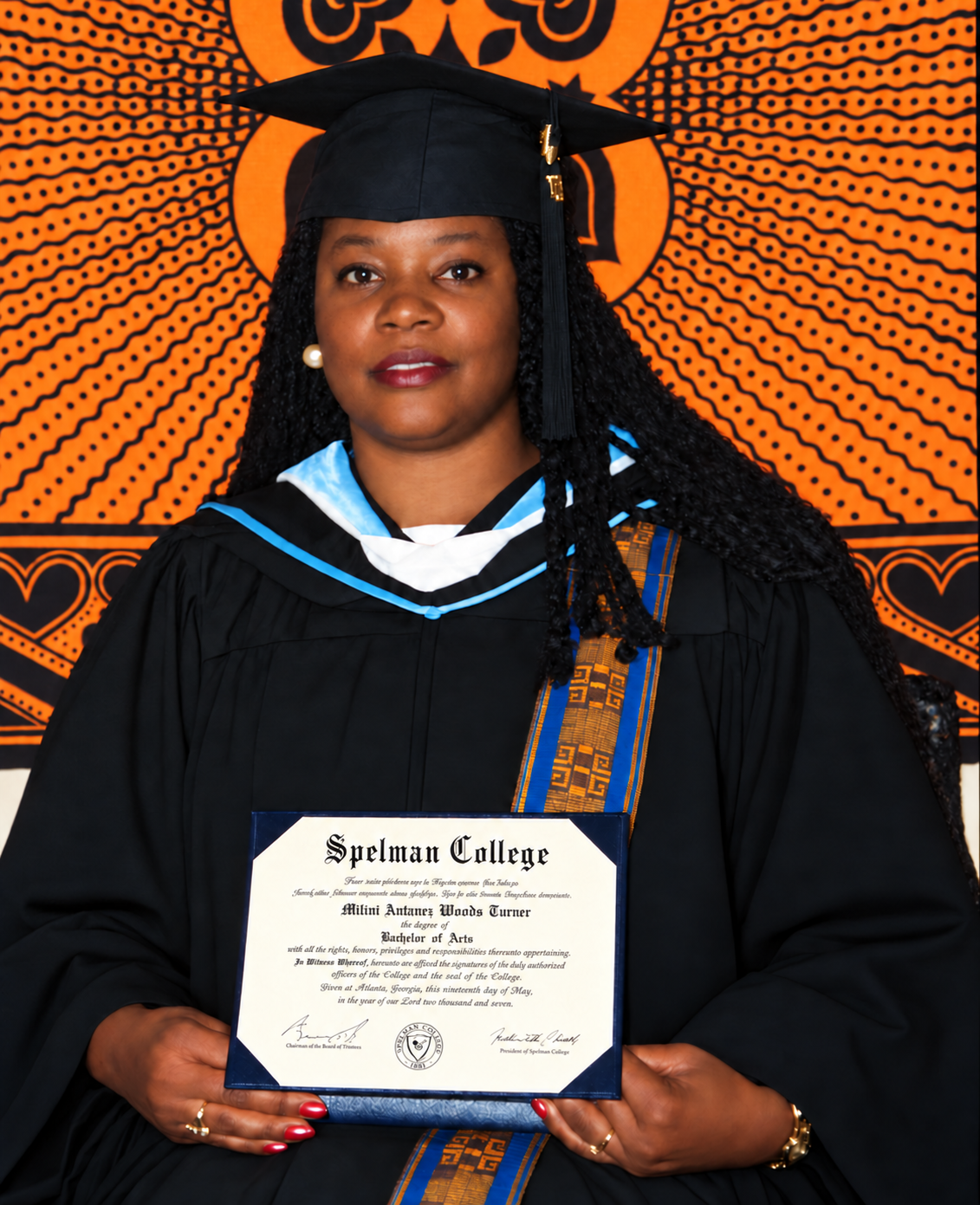 Milini Turner Graduating Spelman College 1992