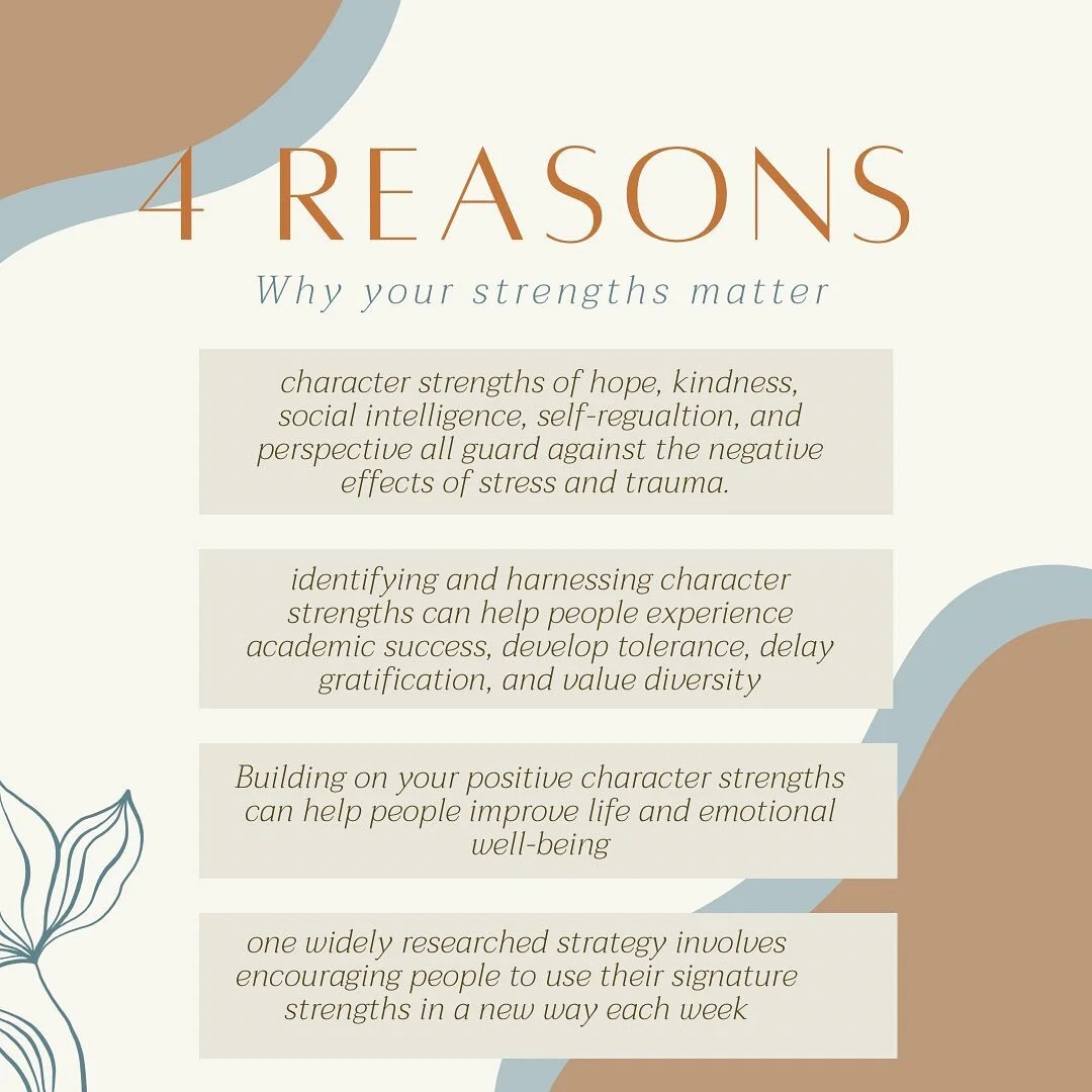 Blog: “How To Identify and Harness Your Strengths.”
.
. 
Continue reading the full blog post by clicking the link In my bio 😊 
Link: https://alignedmindcounseling.com/blog/how-to-identifying-and-harness-your-strengths
.
#identity #huma