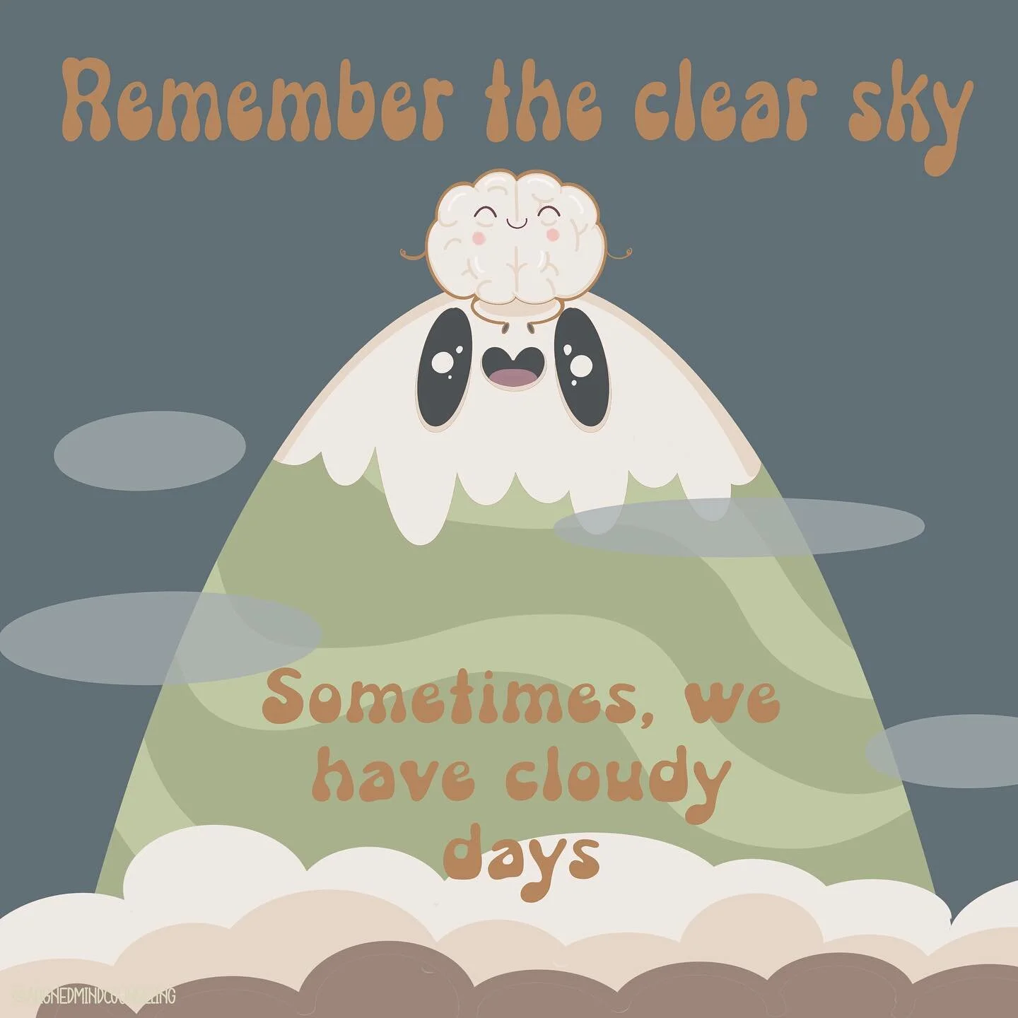 REMEMBER THE CLEAR SKY! When the rain pours down and the skies turn grey, it can be easy to forget what clear blue skies look like. But if we take a moment to remember, we can find comfort and hope in knowing that the sun will shine again. ☀️💙 #Clea