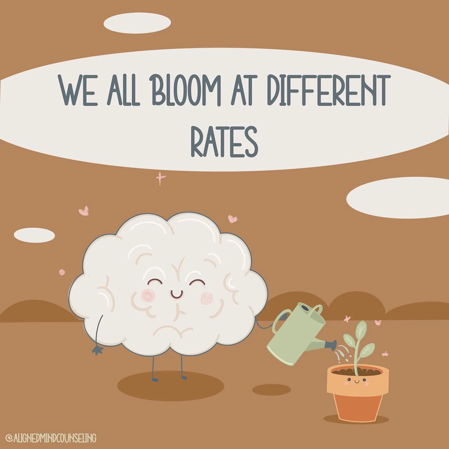 WE ALL BLOOM AT DIFFERENT RATES! We all have our unique journey, and it's important to remember that growth happens at its own pace. Just like plants, we each require our own set of conditions, experiences, and nurturing to thrive. 🌿💫
Sometimes it