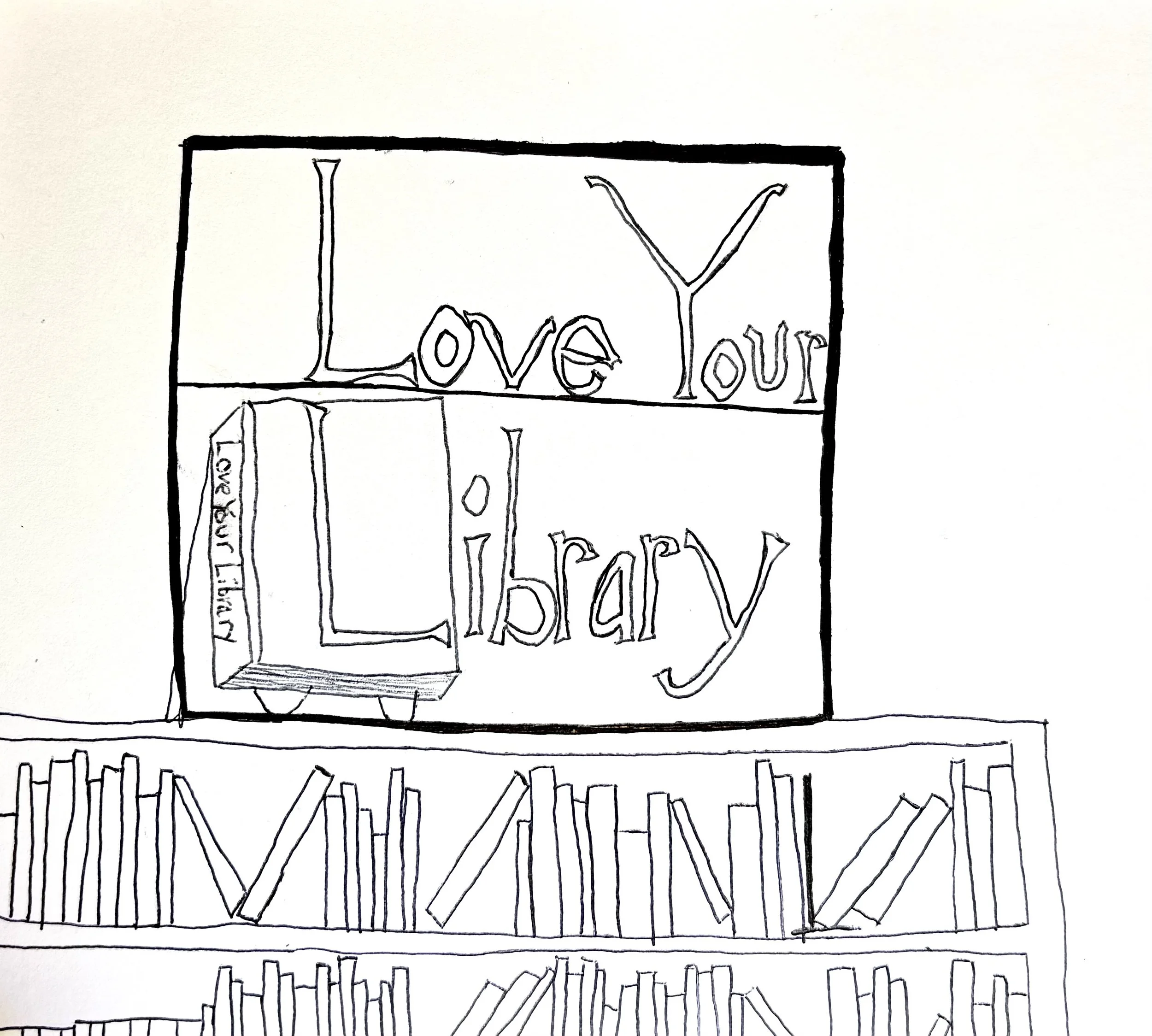 5. Title: A Display in the Library, Description: I am in fifth grade and have lived in Eugene my whole life. I have been to the library dozens of times and I feel connected to it in my bones. I picked this image for my art because I’ve seen displays 