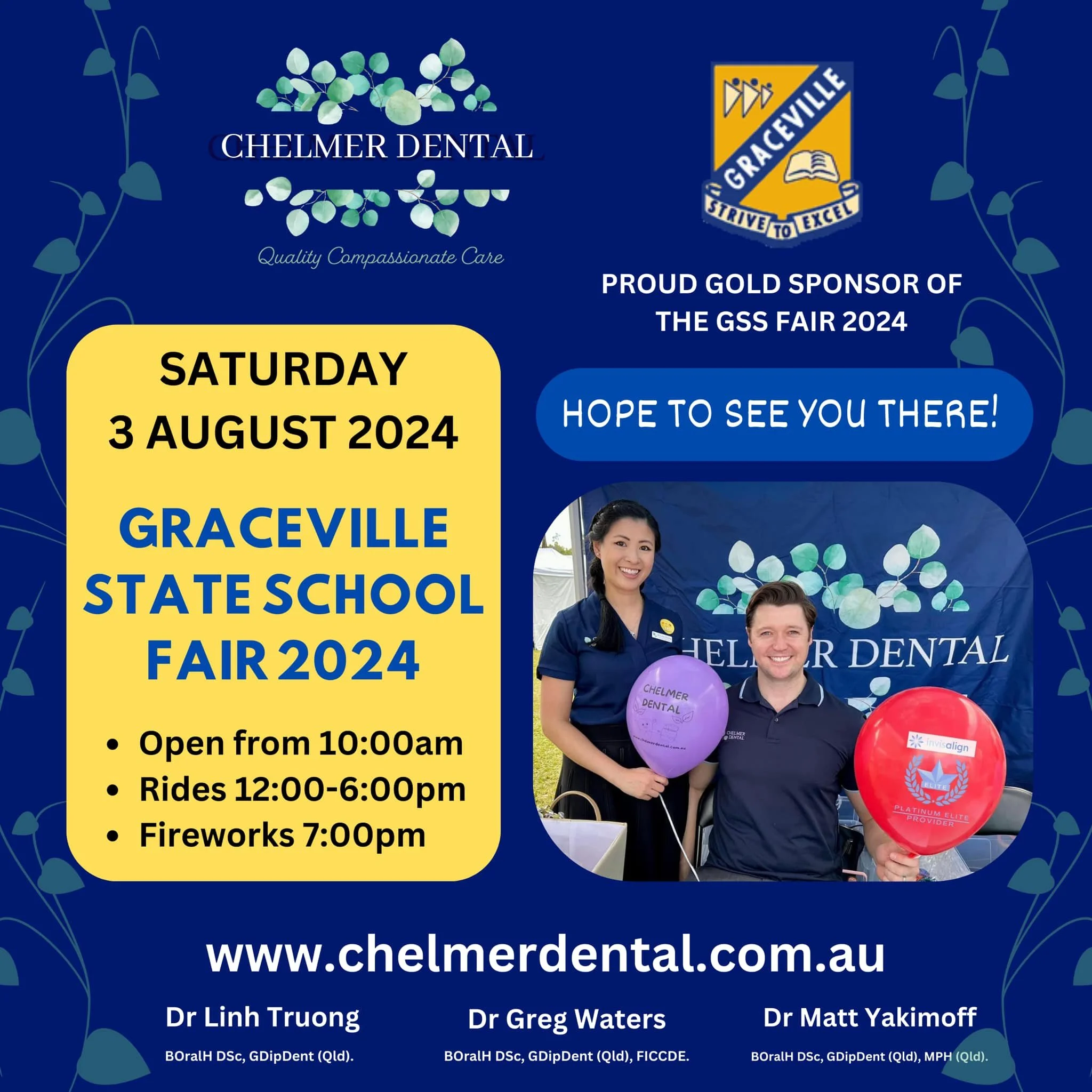 Chelmer Dental at Graceville State School Fair 2024