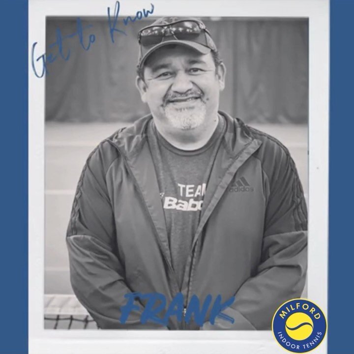 GET TO KNOW ALERT‼️🚨

Meet Frank, our Director, and owner at MIT!

If you are part of our family you definitely have had many good conversations with him. What many do not know is Frank's deep connection with tennis and his coaching career path in d