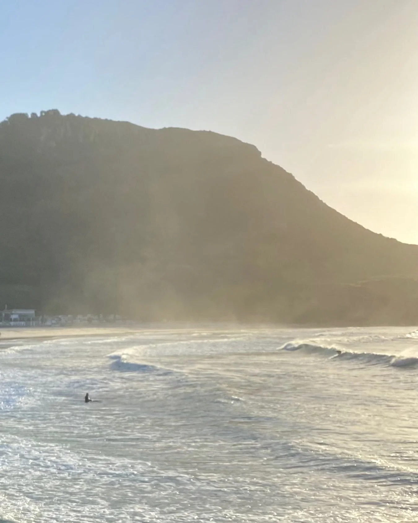 Mauao means ~ &lsquo;caught by the dawn&rsquo;. 

The absolute backdrop to our days and central to our life rhythms. 

Like many others, the last few days have been spent shaken&mdash;and processing the deep complexities and far reaching impacts of w