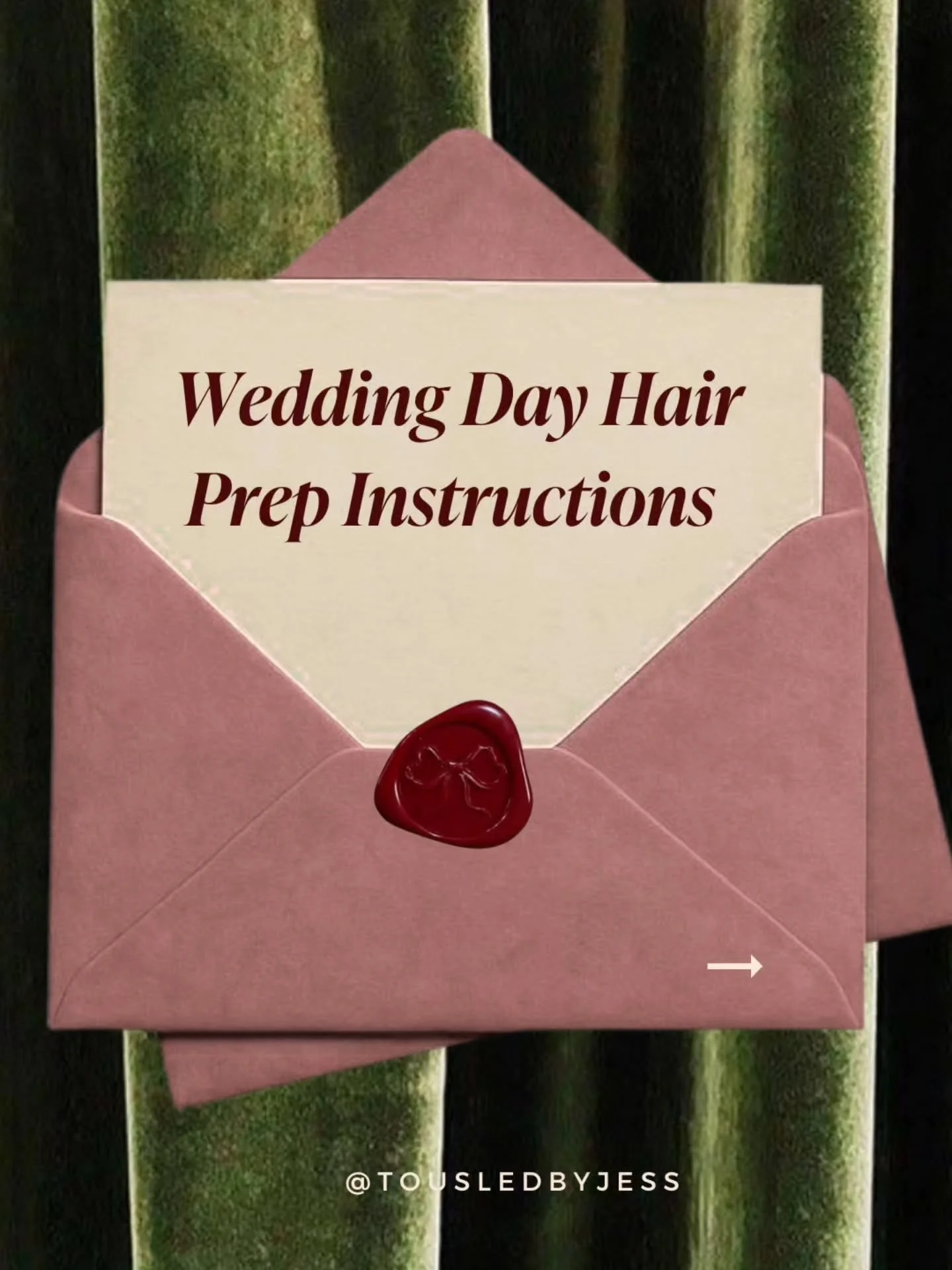 How To Prep Your Hair For Wedding Day!

These are some of the instructions I send to brides to also forward to anyone receiving beauty services. 

Save for later 🎀

#dallasbrides #weddinghairstyle #weddinghairprep #dfwbridalhairstylist #dfwbridal #d