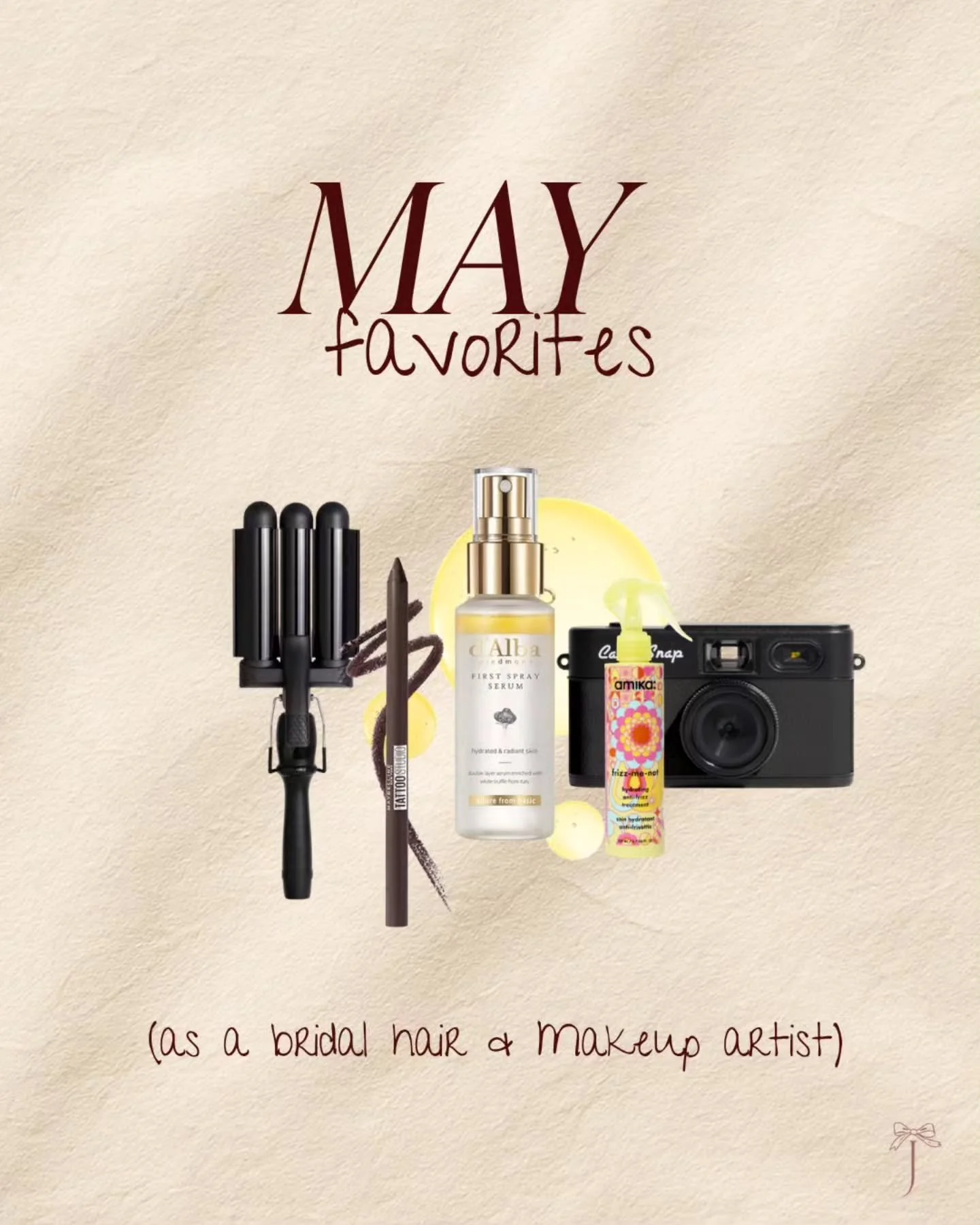 May favorites!

I skipped April woops! But i did have more items to share from May than from April. Alot of my May favorites come from my hair and makeup kits! I am sharing the items i keep reaching for when I do makeup and hair on clients as well as
