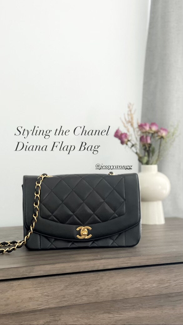 chanel small diana bag