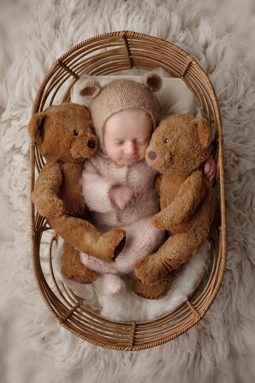 Teddy Bear Baby newborn photos