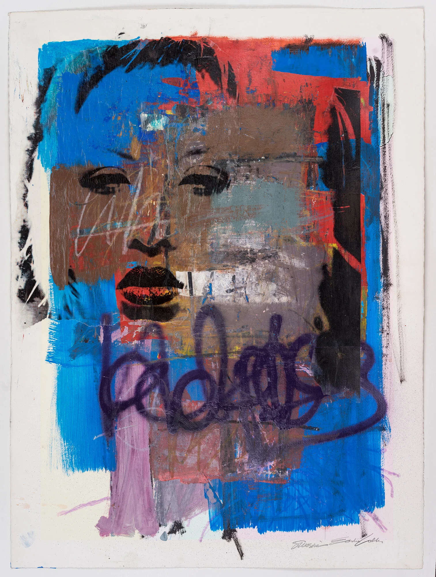 "Quatre-Vingt Six"
Collaboration with artist Eddie Colla.
Mixed media on Arches 100% Rag watercolor paper.
22 x 30 inches (56 x 76cm) : : : SOLD : : :