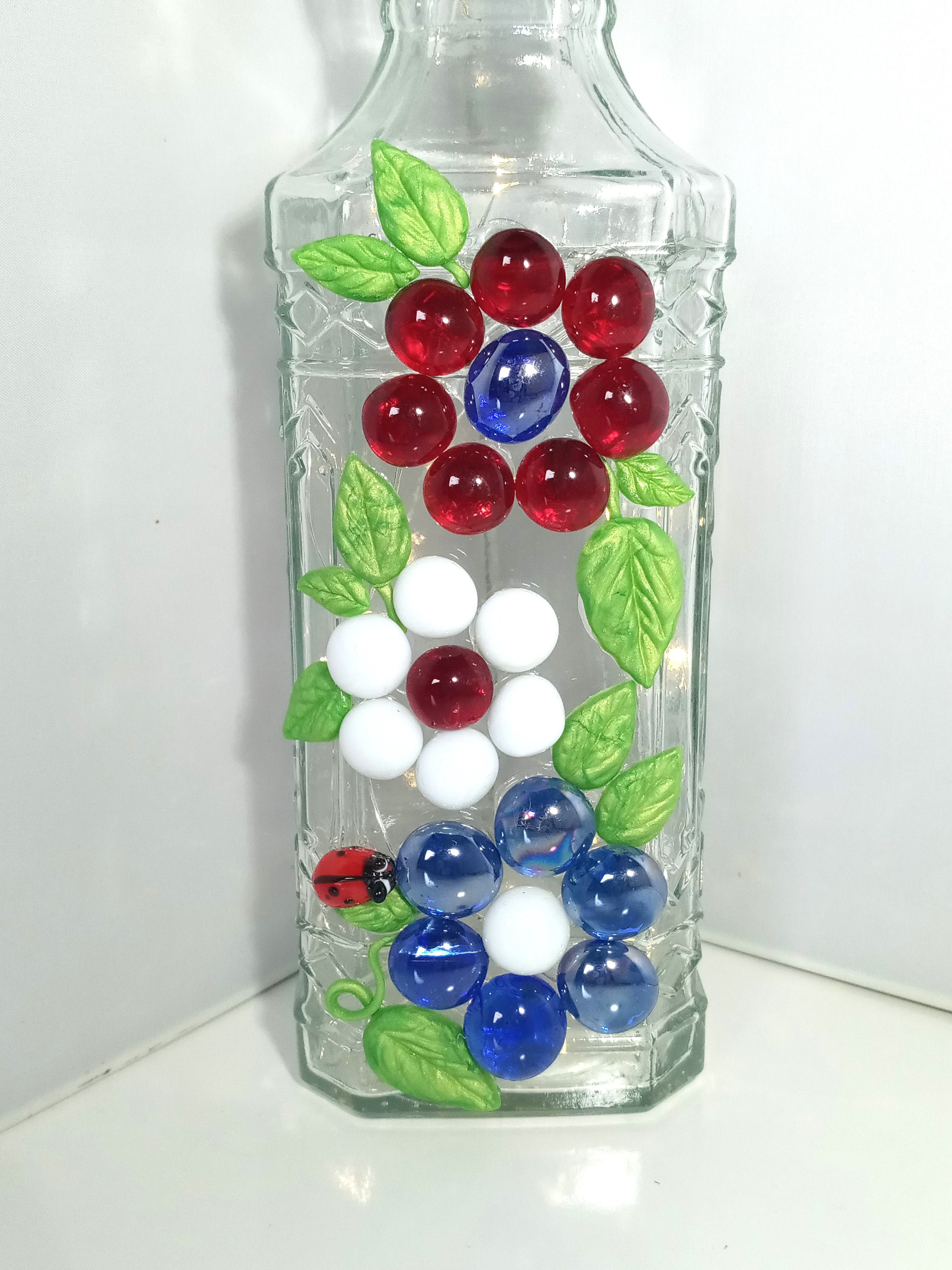 Red White and Blue Led Lamp close up .jpg