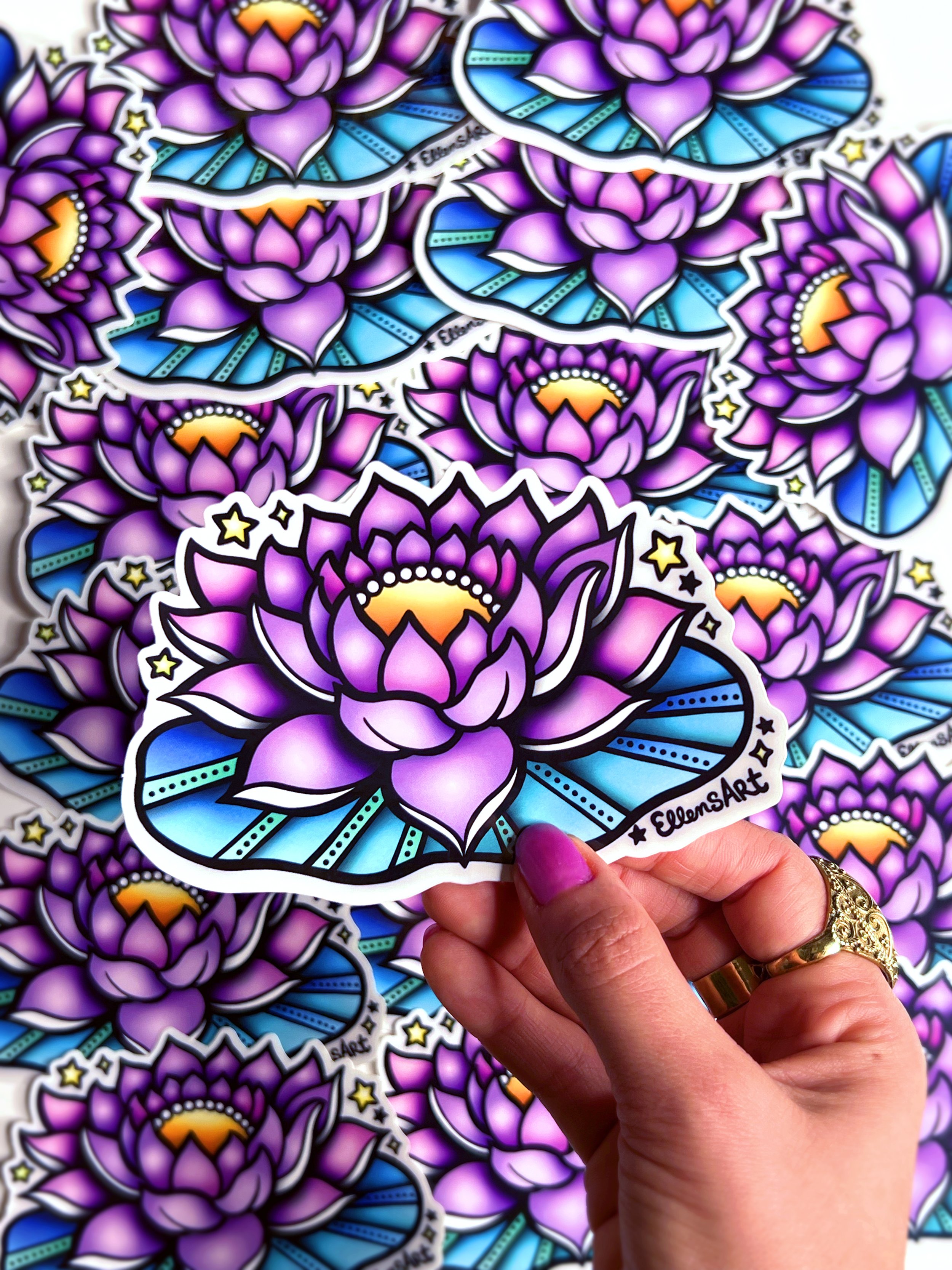 EllenStapleton_SHOP_Sticker_Holding_LilyPad_holdingoverlapping copy.jpg
