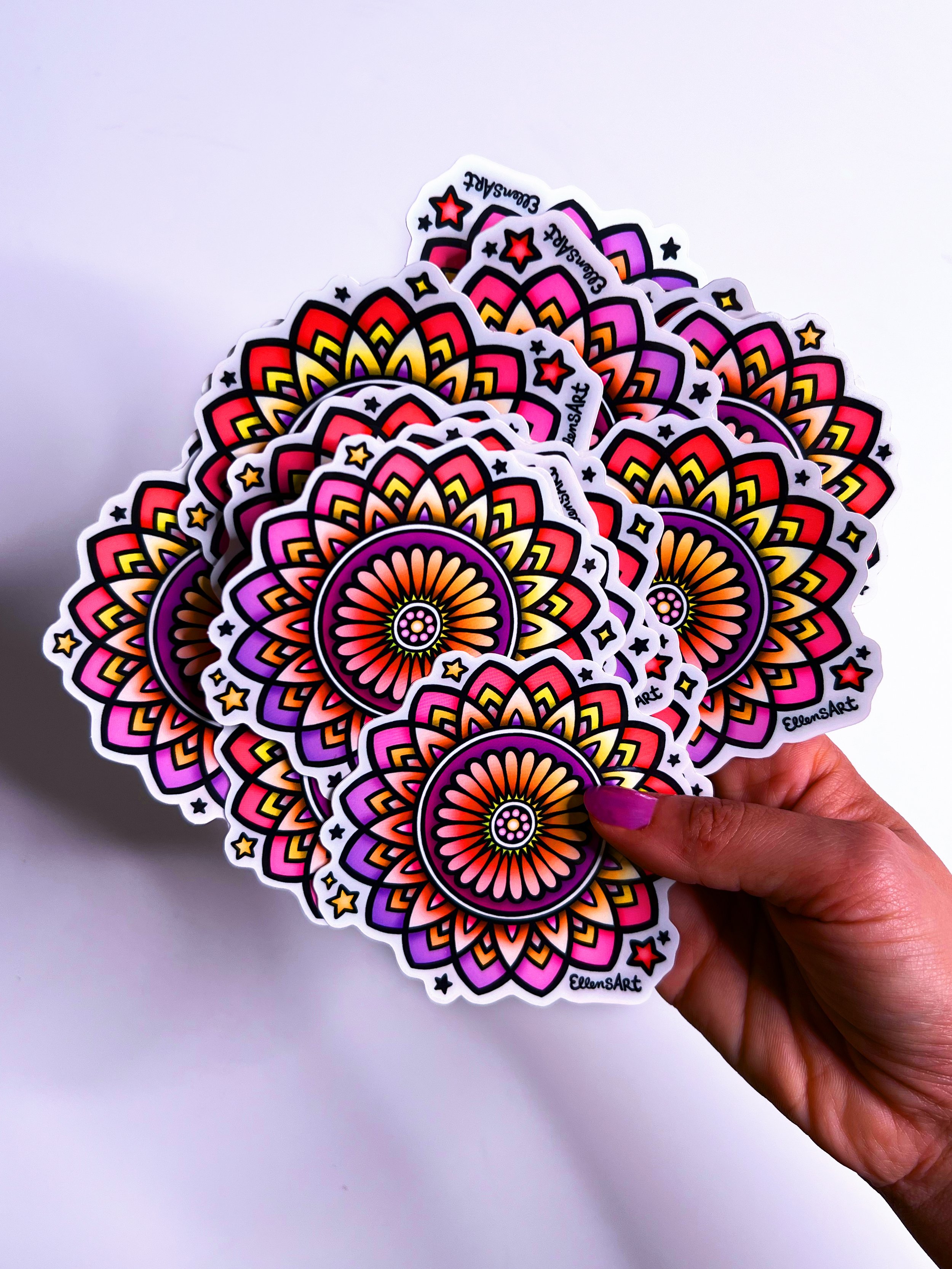EllenStapleton_SHOP_Sticker_Mandala_Red_HoldingWhite copy.jpg