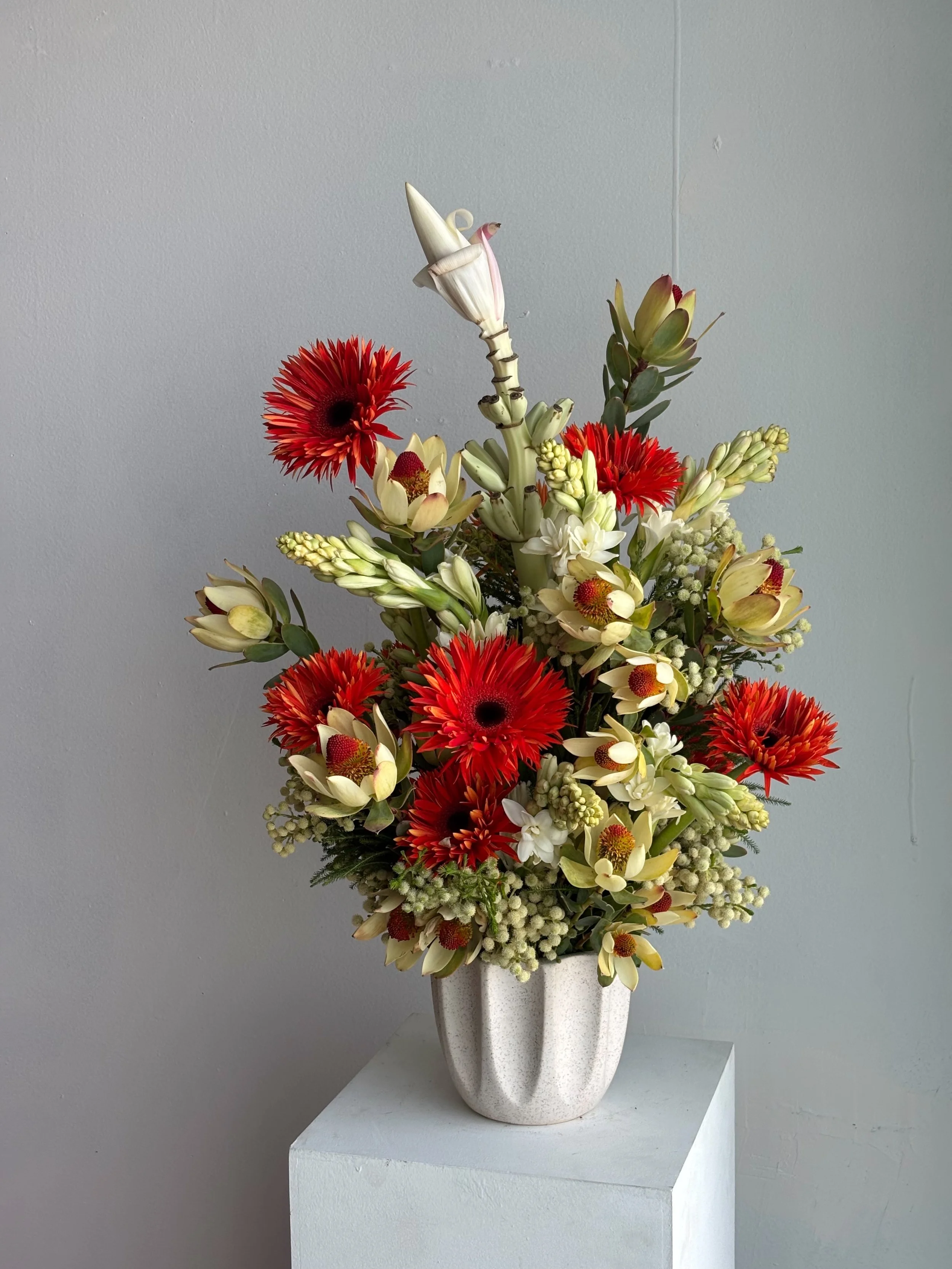 large flower arrangement