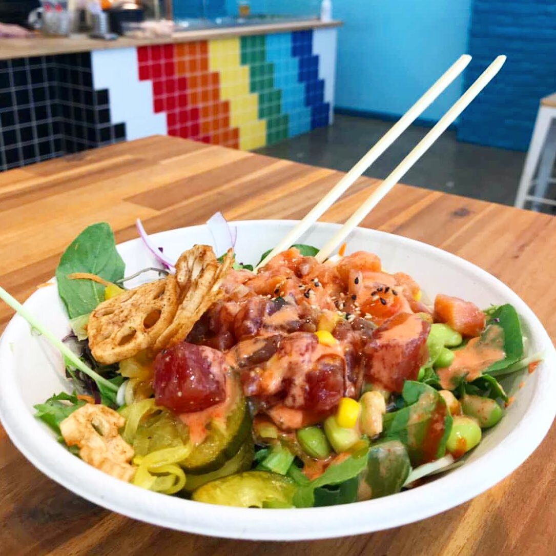 What about a bowl of fresh tuna 🍣🥗 today? 

📷 by @wellyinourbellies 

Find us on 119 Featherston St, Wellington CBD Mon-Fri 10-4:30PM. Follow our page for exclusive deals! 

#poke&nbsp;#sushi #tjkatsu #tjpoke #new #pokebowl #wellingtonnz #pokebowl