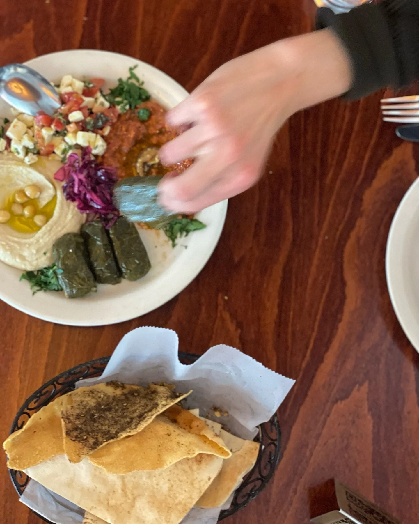 Two months down and one to go! Spring is as fleeting as the delicate blossoms she produces. A few moments in and out of the kitchen:

1. Indulging on some of the best Palestinian food around @tanoreen in Bay Ridge

2. Playing in Bay Ridge with my fav