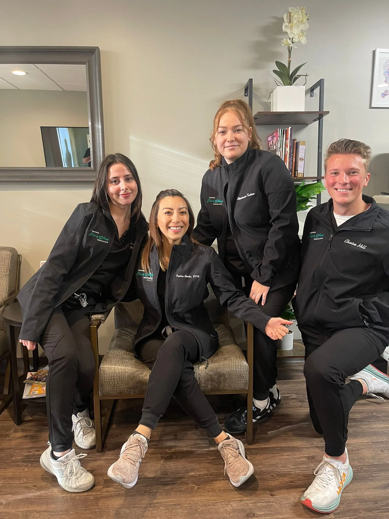 Dr. Stocks with Arizona Foot & Wound Specialist team