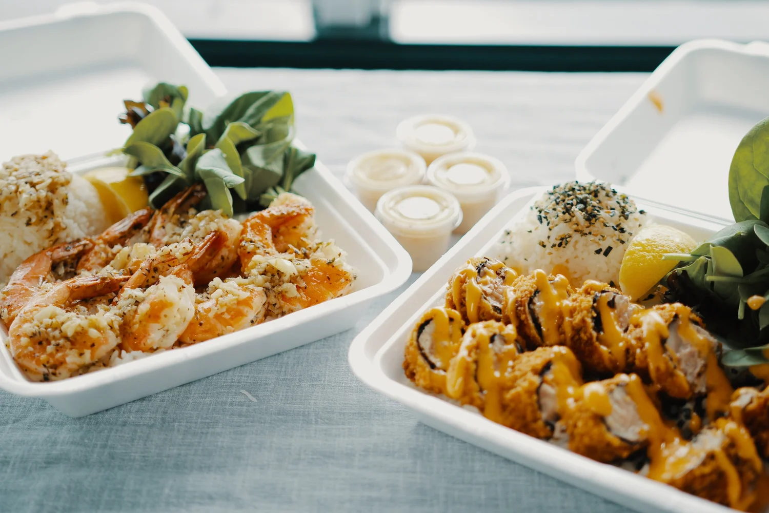 Upscale Hawaii Plate Lunch Take Out Food With Quality Ingredients in