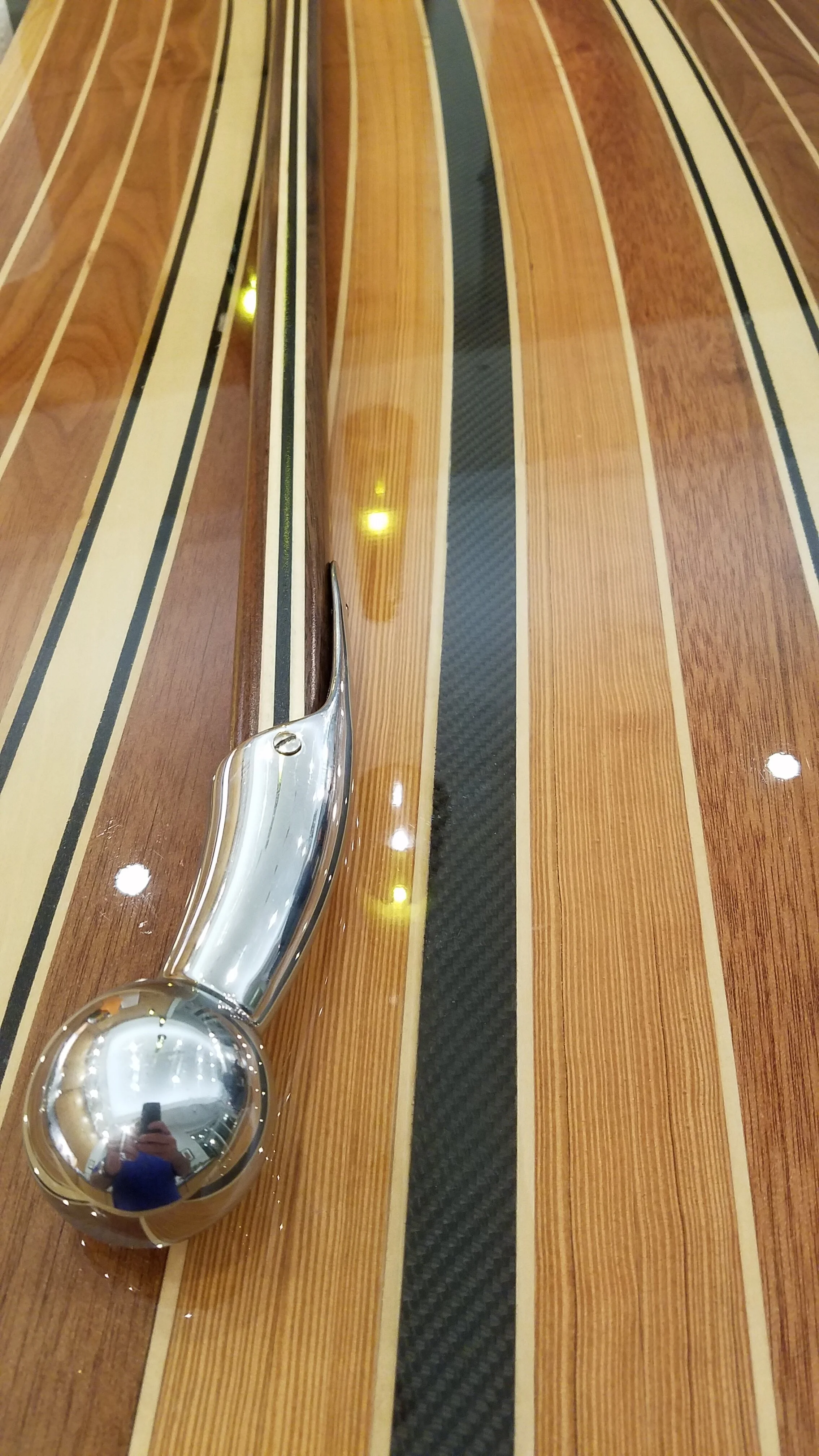 Walking cane shaft