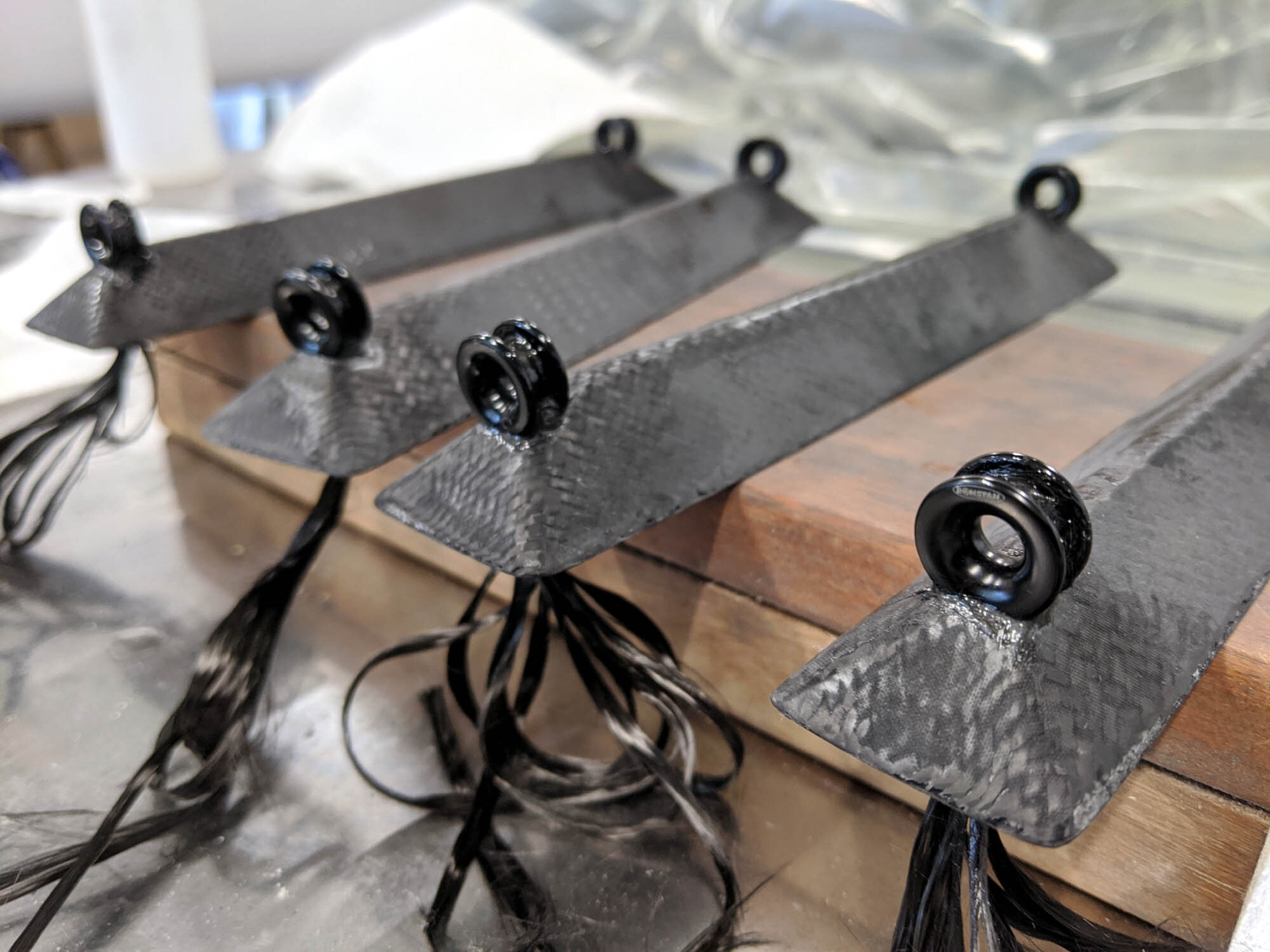 Rudder angle indicators