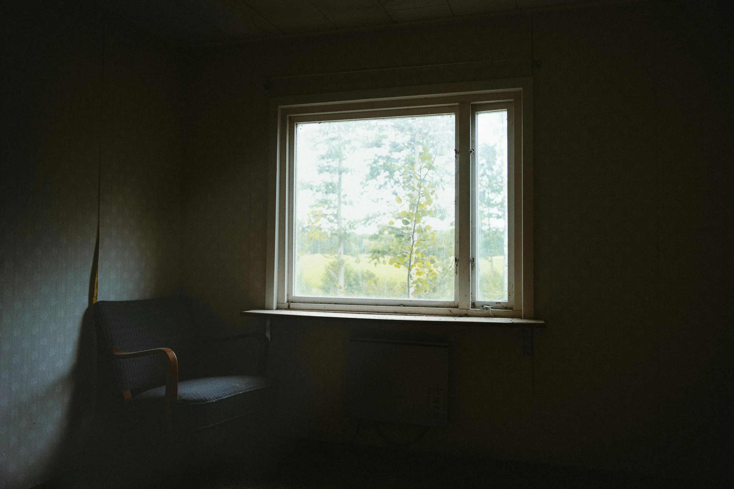 Quiet scene symbolizing grief and loss that can surface long after an event.